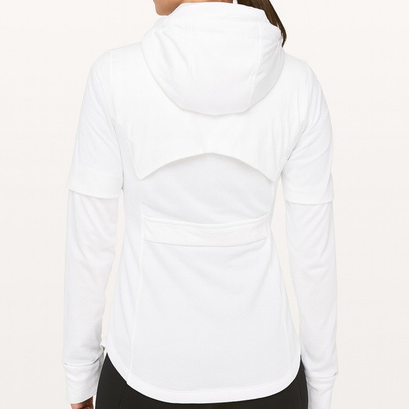 Lululemon | Fleece of Mind Jacket | Size 4 | White | Super Warm - Picture 2 of 11